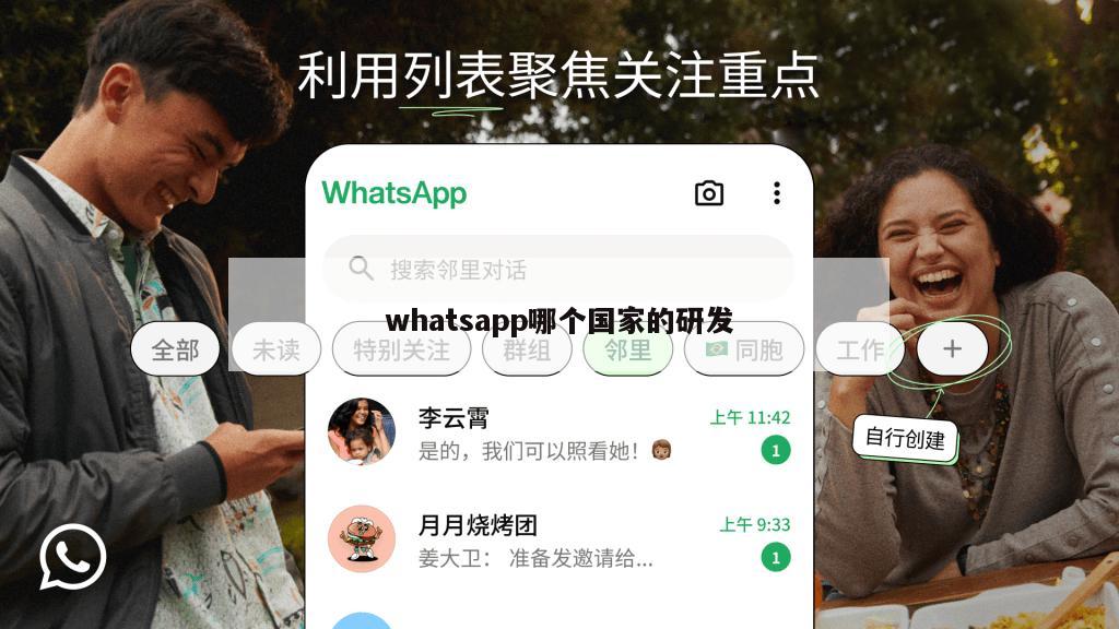 whatsapp哪个国家的研发